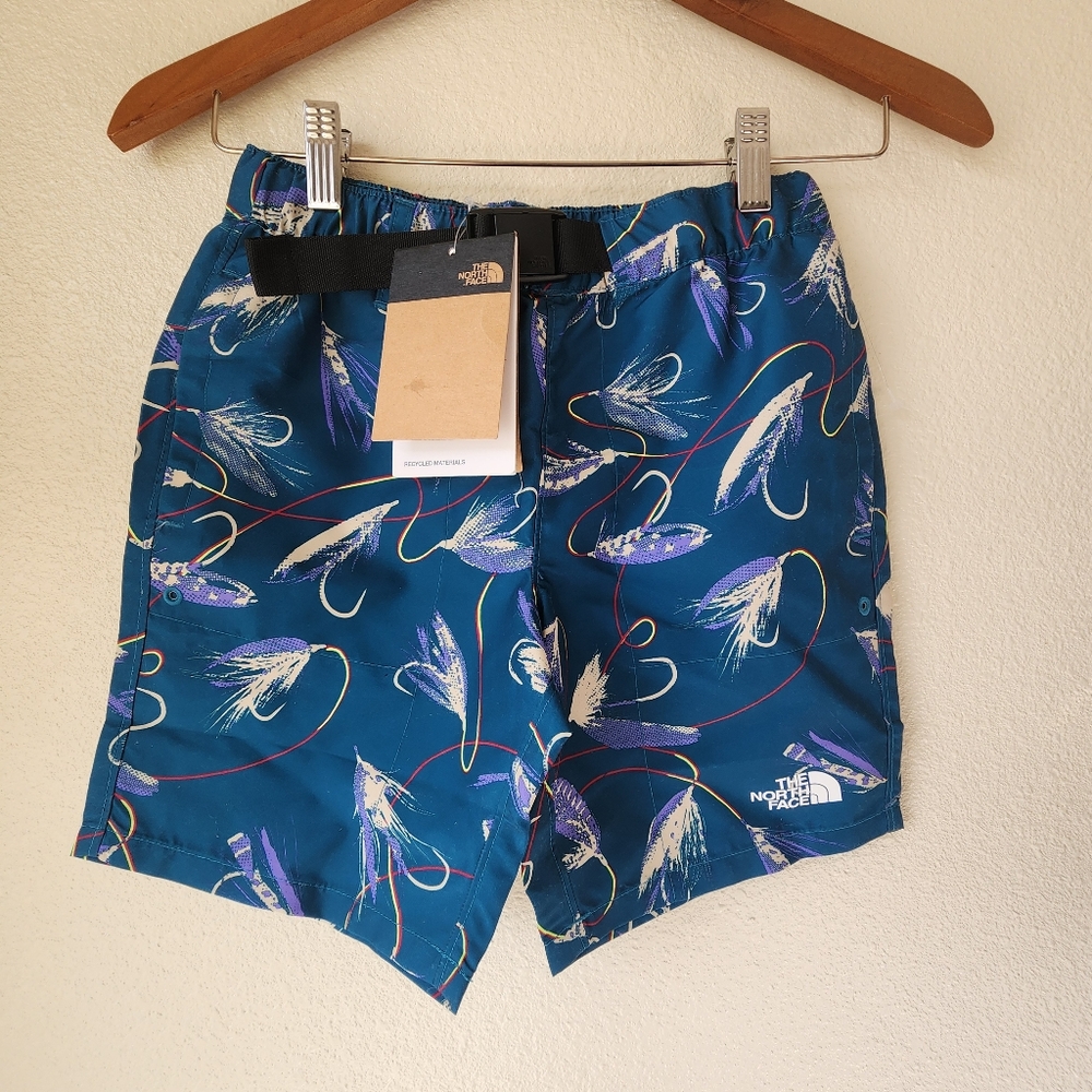 The North Face Boy's Amphibious Class V Belted Shorts boys Small 7/8